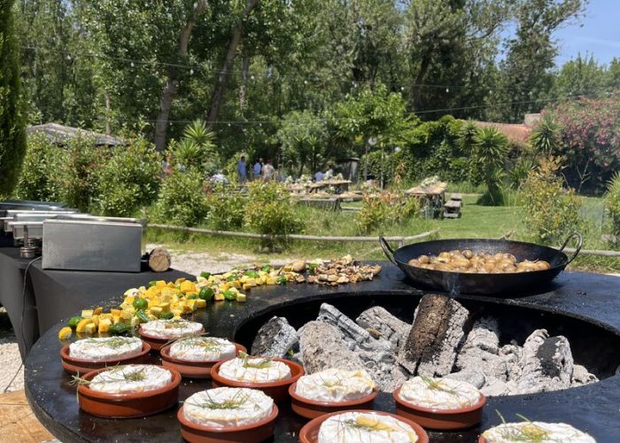 Anniversaire avec braséro