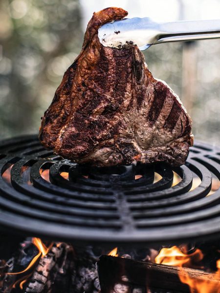 brasero viande oncle flamme